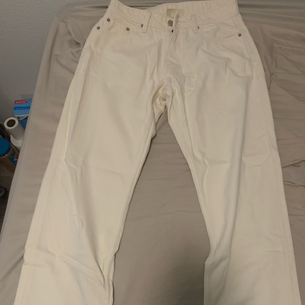 Youngla off white baggy pants